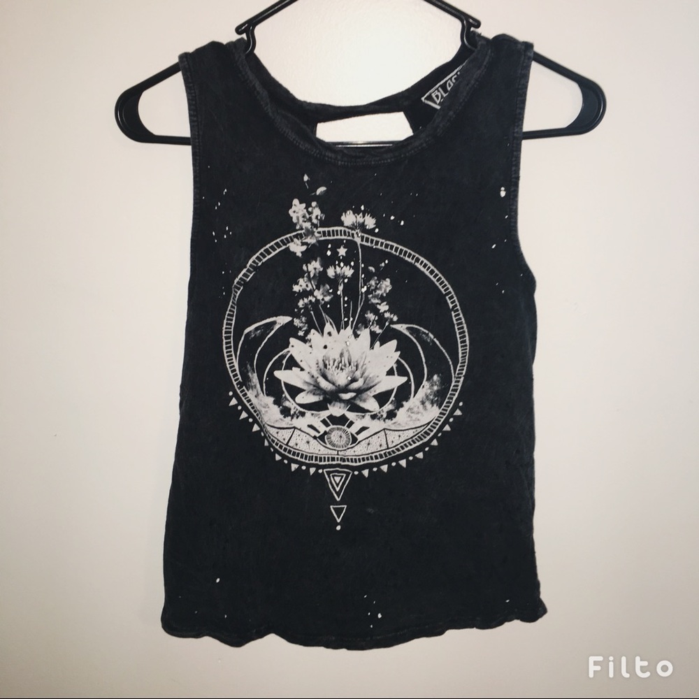 Graphic Flower Moon Tank Top